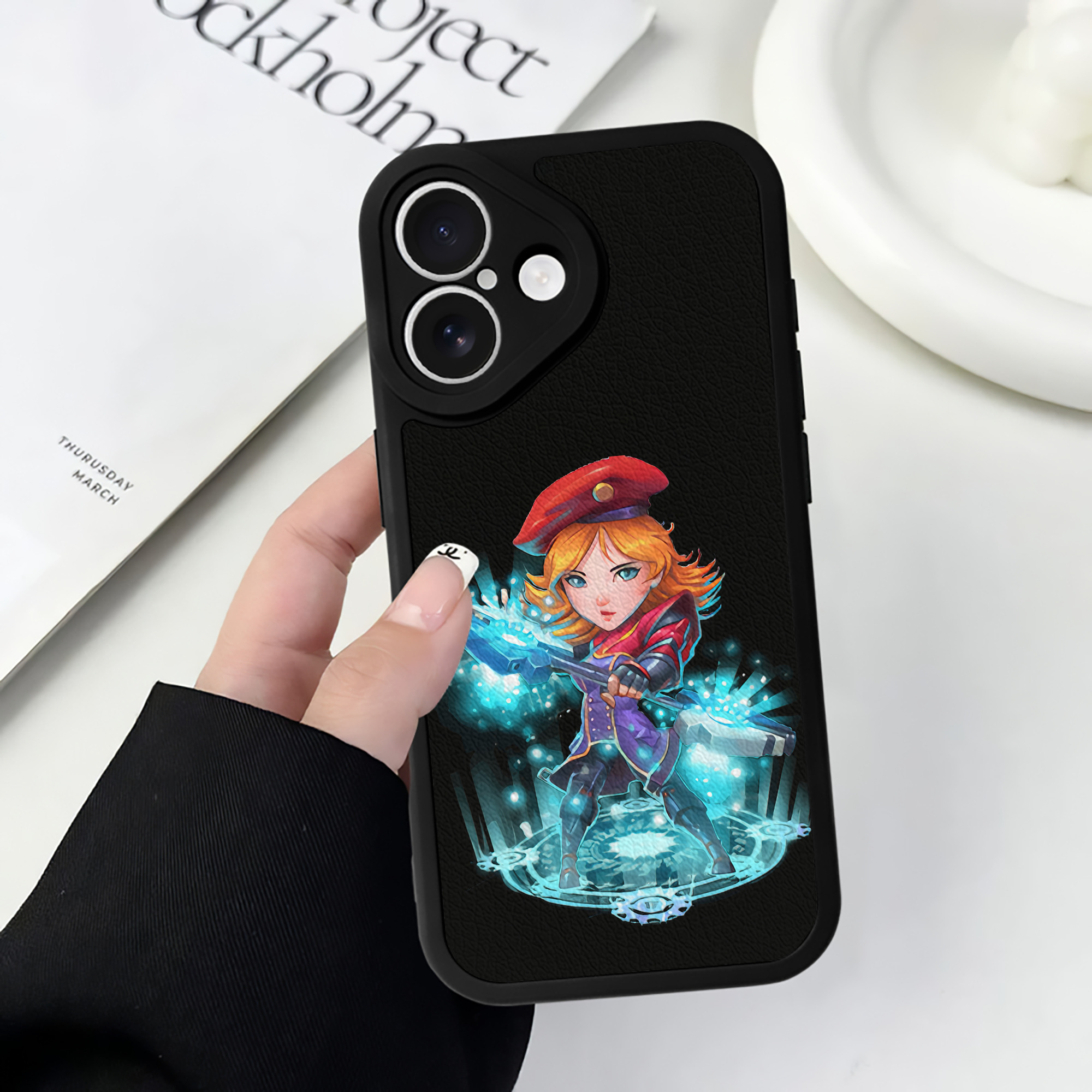 リーグ・オブ・レジェンド League of Legends LOL 【iPhone 16シリーズ対応】シリコンスマホケース（レザー調） 材質：シリコン